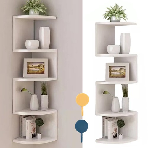 Tier floating corner shelves - floating,