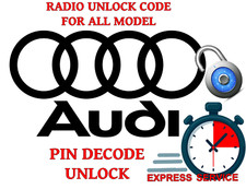 Audi Radio Code Unlock Code Service RNS-E Plus + Symphony Concert 2 Chorus