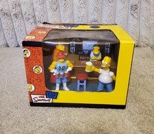 The Simpsons Wesco Moe's Tavern Bar Buddies 2004 Talking Alarm Clock Complete