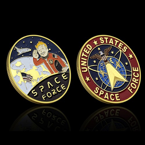 Space force challenge coin - us,