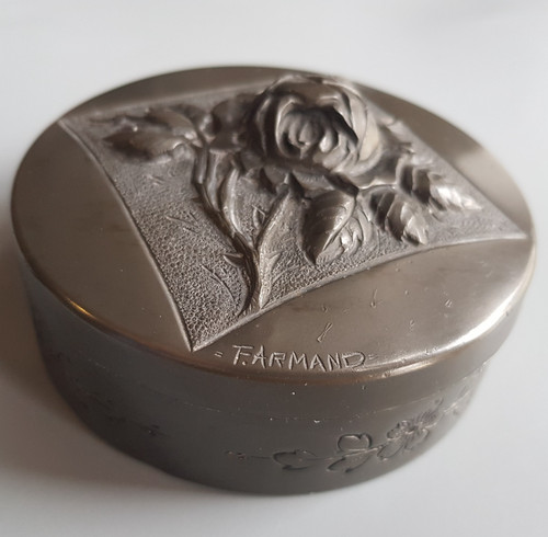Antique french pewter art - antique,
