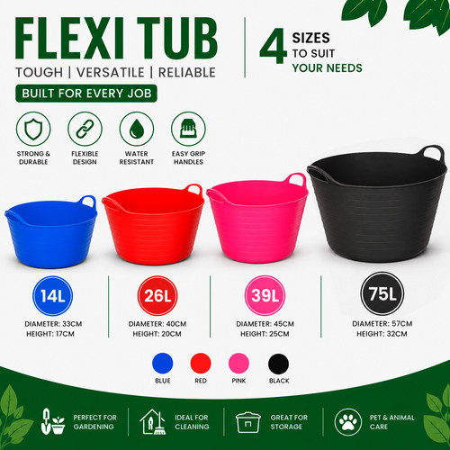Heavy duty flexi tub - duty,