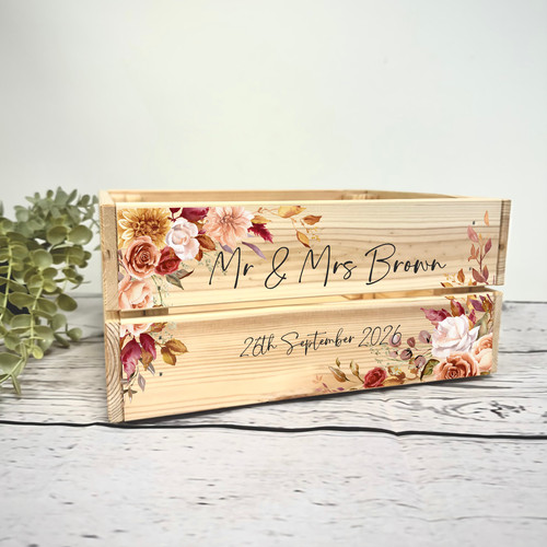 Personalised wooden wedding - wooden,