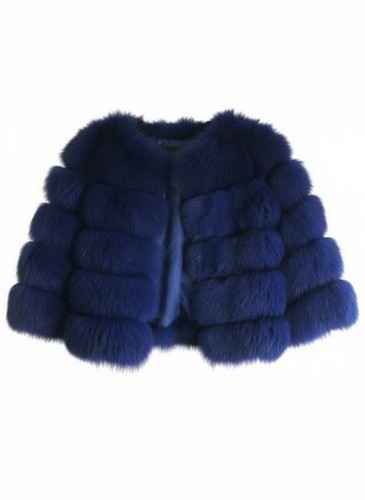 Royal blue real - blue, fox