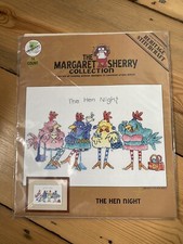 Vintage Margaret Sherry Cross Stitch Kit - Hen Night