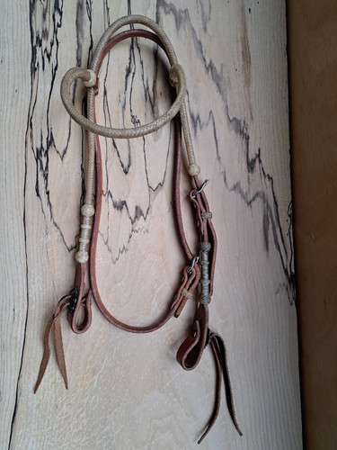 Western bridle del - rio, rawhide