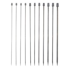 22PCS Metal Knitting Needles Long Knitting Light Weight Needles Kit Set