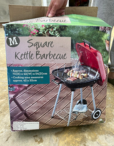 Kettle charcoal bbq - charcoal,