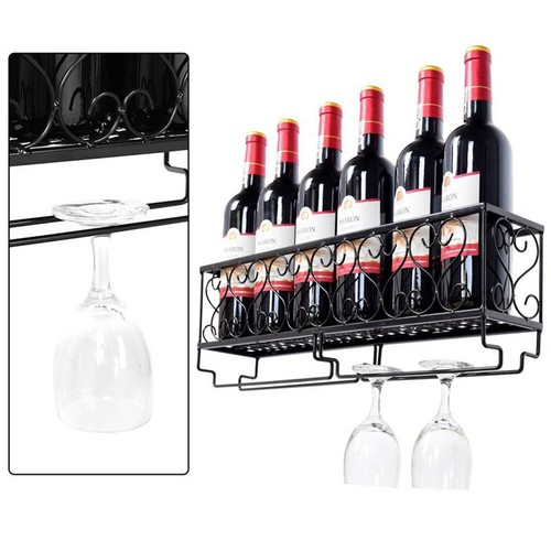 Metal gin shelf wine - metal,