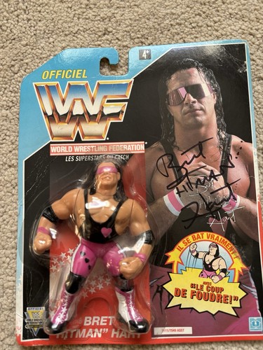 Hasbro wwe bret hart moc - hasbro,
