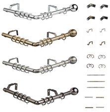 DIY 28mm Bay Window Pole - Parts Build Your Own - Curtain Pole / Accessories