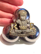 WW2 Bespoke Military Vehicle Gear Knob ft Royal Monmouthshire Royal Engine Badge