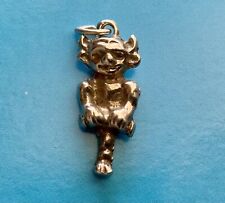 VINTAGE NICE SIZE LINCOLN IMP SILVER CHARM,CHARM BRACELET 2.9g