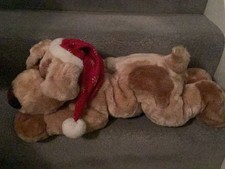 Chilly&friends soft toy Christmas dog.Tesco.
