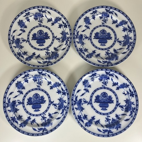 Vintage minton delft blue flow - blue,