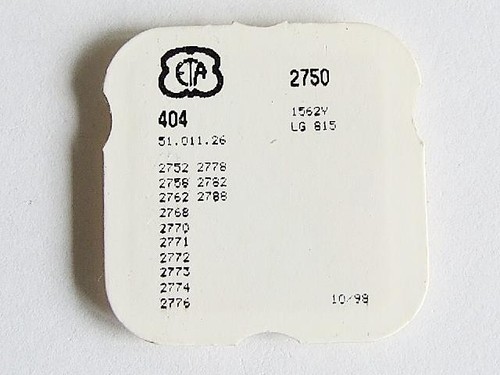 Eta 2750 cwc - cwc,, hamilton