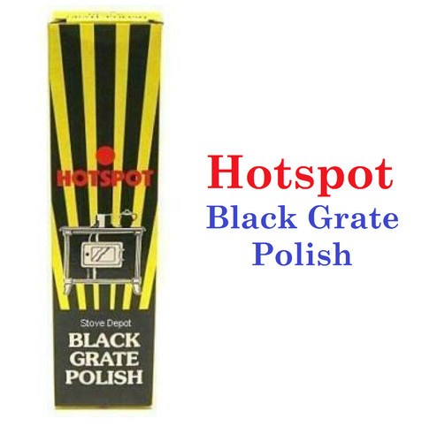 Black stove polish grate - polish,