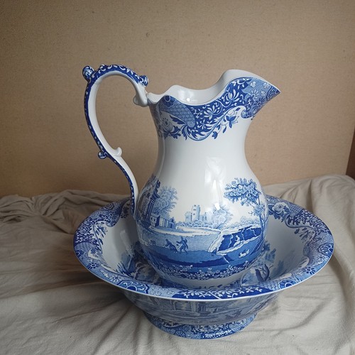 Spode italian blue white - blue,