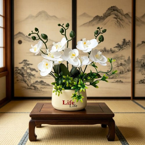 Fake phalaenopsis orchid - fake, in