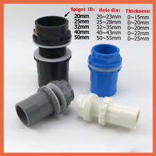 PVC Threaded Nipple Male - Female BSP Hose Pipe Joiner Connector Adapter Fitting