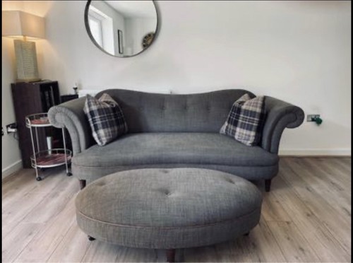 Dfs elegant curved chaise - dfs,