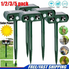 3x Ultrasonic Solar Cat Dog