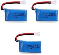 Set of 3 LiPo 3.7V 380mAh