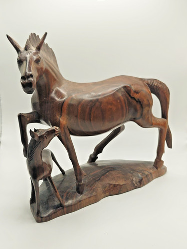 Large hand carved - carved, wood