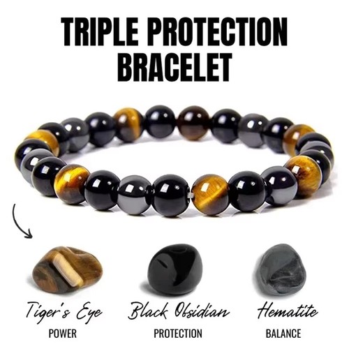 Obsidian tiger eye - obsidian, hematite