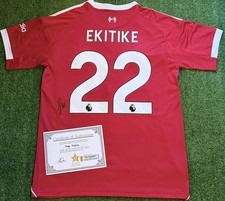 Hugo Ekitike Hand Signed 25/26