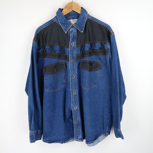 Vintage 90s denim - 90s, shirt