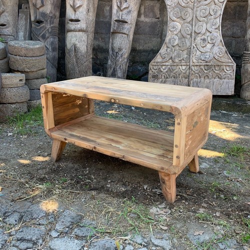 Handmade rounded teak - rounded,