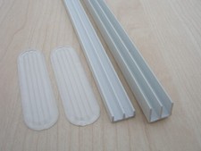 Vivarium RUNNERS glass track for 4ft wide vivs clear handles fit 3.5mm 4mm glass