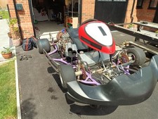 Iame 175cc shifter kart - Raider Chassis  - Gearbox Kart