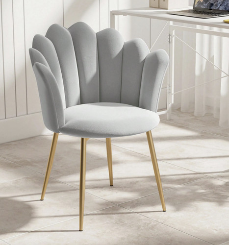 Velvet armchair with gold legs - velvet,