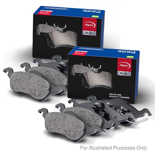Apec front rear pads - front, fits