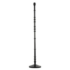 Classic Black Wood Floor Lamp
