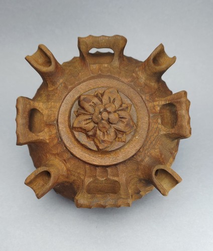 Hand carved wooden grolla - hand, /