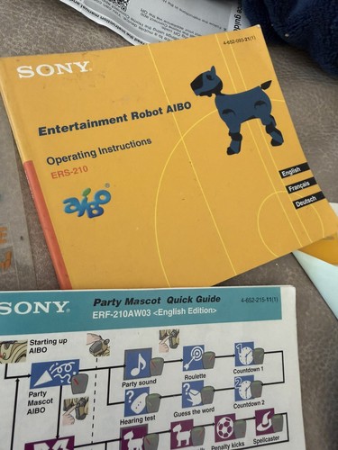 Sony aibo ers 210 accessories - ers-210,