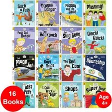 Biff, Chip and Kipper Stage 2 Read with Oxford: 4+: Collection 16 Books Set