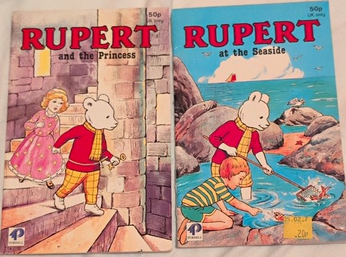 1985 vintage rupert bear - vintage,