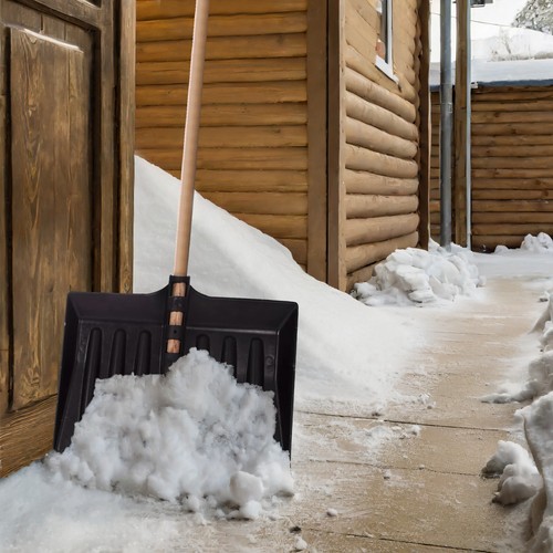 Snow shovel pusher - snow,