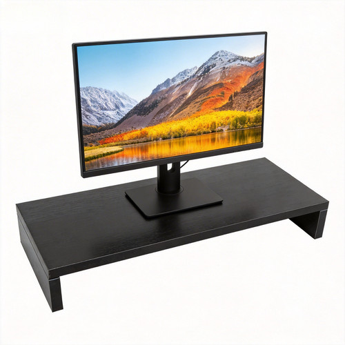 Wooden monitor stands speaker - monitor,