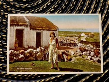 Single vintage postcard - vintage, 1953