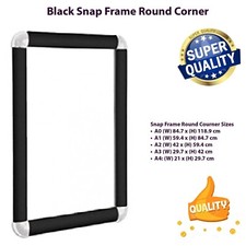 BLACK SNAP CLIP FRAMES OPENING