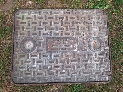 Vintage cast iron - iron, manhole
