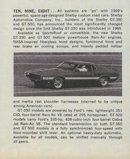1969 Ford Shelby Cobra Mustang