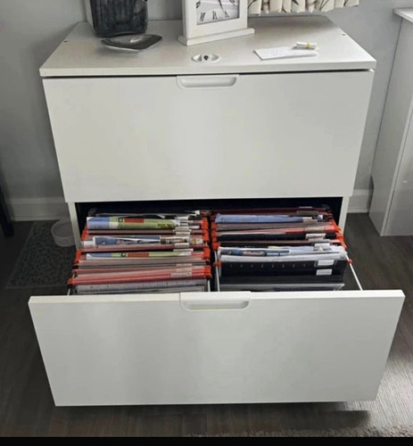 Ikea galant white wooden - ikea,