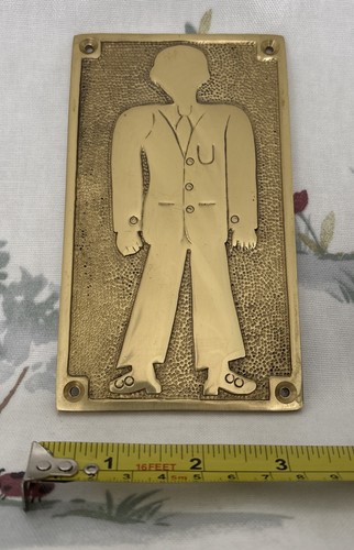 Funny vintage brass - brass, gentleman