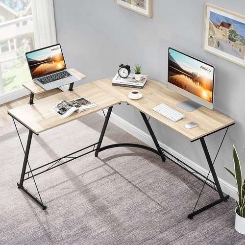 Corner desk shaped - corner,